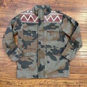Lucky Brand camo print utility jacket